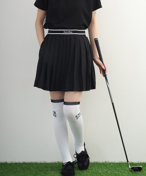 CECIL McBEE(セシルマクビー)の「Pleats Skirt プリーツ スカート(スカート・レディース・ブラック/ホワイト・M/S)」の17枚目の写真