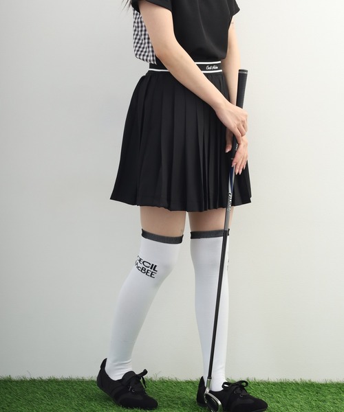 CECIL McBEE(セシルマクビー)の「Pleats Skirt プリーツ スカート(スカート・レディース・ブラック/ホワイト・M/S)」の18枚目の写真