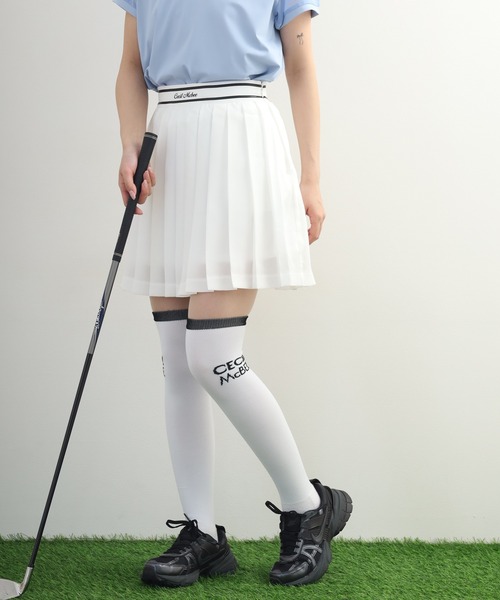 CECIL McBEE(セシルマクビー)の「Pleats Skirt プリーツ スカート(スカート・レディース・ブラック/ホワイト・M/S)」の11枚目の写真