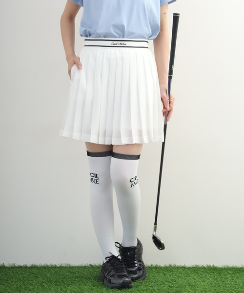 CECIL McBEE(セシルマクビー)の「Pleats Skirt プリーツ スカート(スカート・レディース・ブラック/ホワイト・M/S)」の13枚目の写真