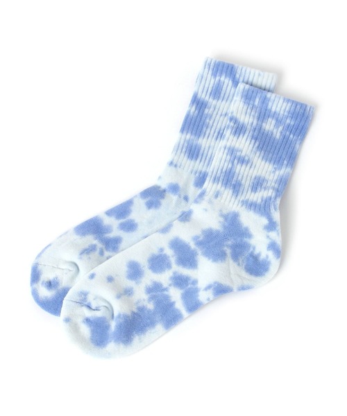 BAYFLOW（ベイフロー）の「[コーデのアクセントに♪]タイダイソックス(KIDS)（ソックス/靴下・キッズ・グリーン/ブルー/その他2/その他1・LARGE/MEDIUM）」の3枚目の写真