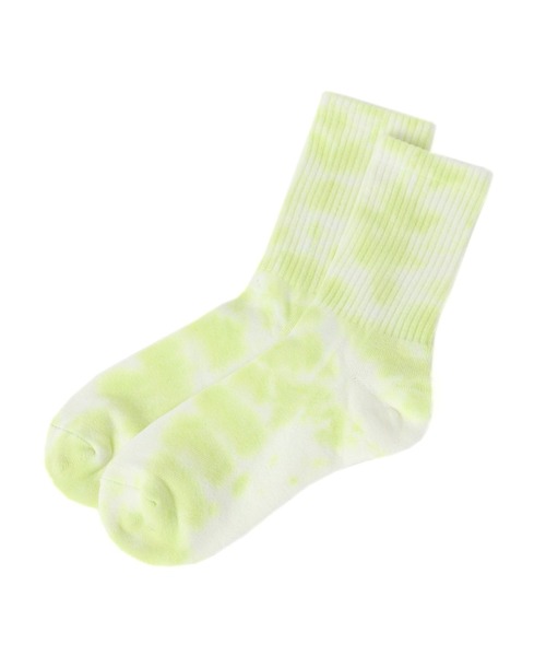 BAYFLOW（ベイフロー）の「[コーデのアクセントに♪]タイダイソックス(KIDS)（ソックス/靴下・キッズ・グリーン/ブルー/その他2/その他1・LARGE/MEDIUM）」の2枚目の写真