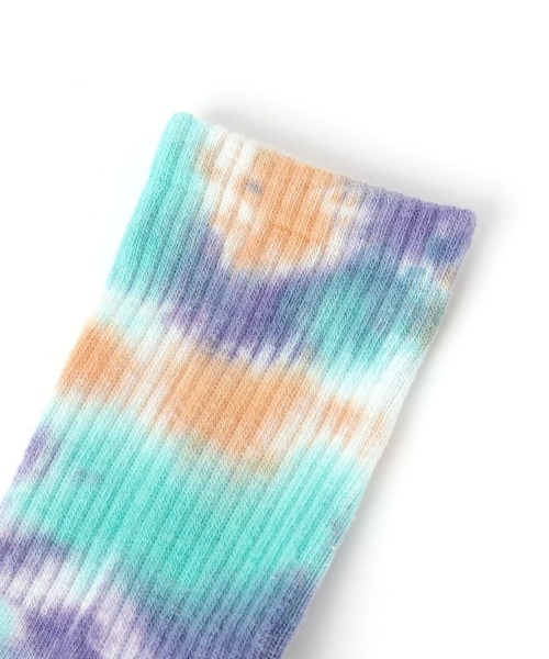 BAYFLOW（ベイフロー）の「[コーデのアクセントに♪]タイダイソックス(KIDS)（ソックス/靴下・キッズ・グリーン/ブルー/その他2/その他1・LARGE/MEDIUM）」の5枚目の写真