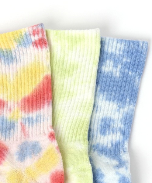 BAYFLOW（ベイフロー）の「[コーデのアクセントに♪]タイダイソックス(KIDS)（ソックス/靴下・キッズ・グリーン/ブルー/その他2/その他1・LARGE/MEDIUM）」の8枚目の写真