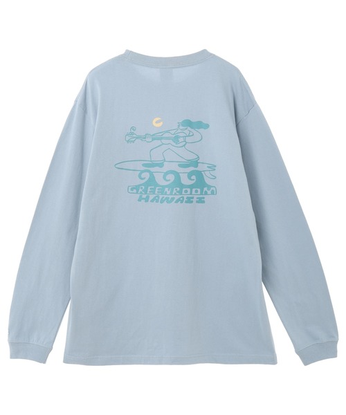 GREENROOM（グリーンルーム）の「【GREENROOM / グリーンルーム】TY WILLIAMS L/S TEE（Tシャツ/カットソー・メンズ・ホワイト/ブルー・MEDIUM/LARGE/X-LARGE）」の10枚目の写真