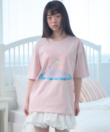 ザ ソフト ボルケーノ ティー グラフィック 半袖 Tシャツ AS1304 (ピンク)