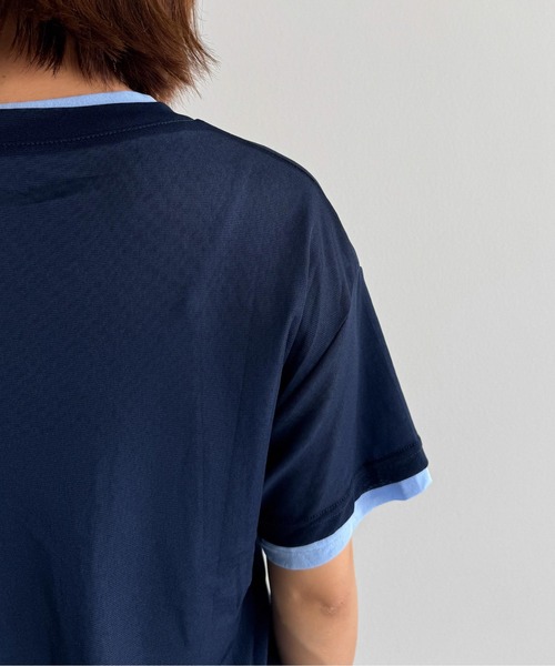 Pqran(クラン)の「レイヤードニットチュールTシャツ(Tシャツ/カットソー・レディース・イエロー/ネイビー/レッド/グリーン/ブラック・FREE)」の20枚目の写真
