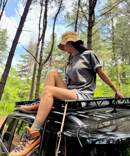 FAKE CAMPER（フェイクキャンパー）の「タイガーオリジナルヴィンテージ半袖Tシャツ[チャコール]（Tシャツ/カットソー・メンズ・チャコールグレー・LARGE/SMALL/MEDIUM/X-LARGE/XX-LARGE）」の6枚目の写真