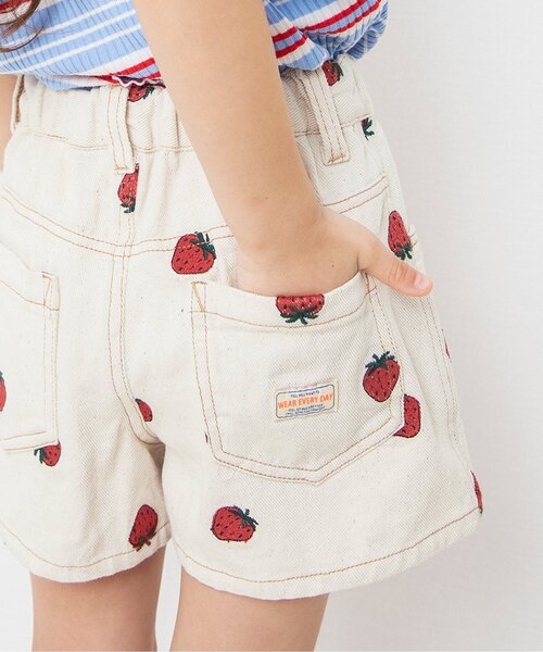 刺繍デニムショートパンツ（デニムパンツ）｜BREEZE（ブリーズ）の