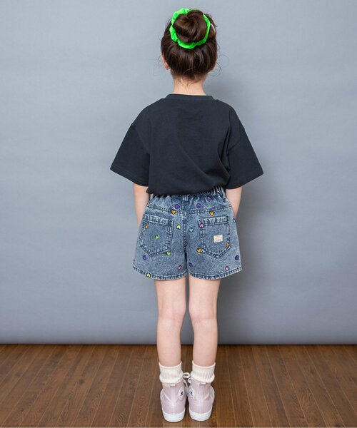 BREEZE(ブリーズ)の「刺繍デニムショートパンツ(デニムパンツ・キッズ・アイボリー/サックスブルー/ブルー・80/90/110/120/130/140/100)」の21枚目の写真