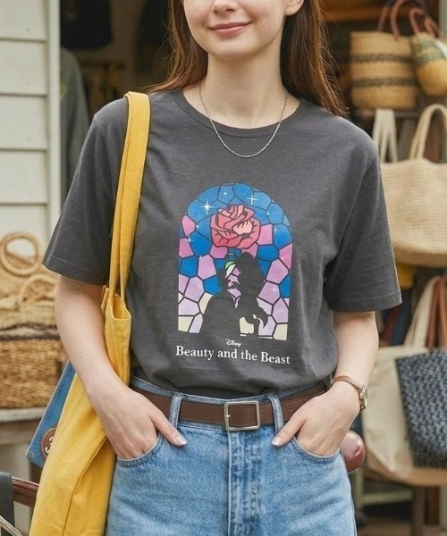 ヴィンテージ 美女と野獣 ベル Tシャツ セール】＜Disney＞【美女と野獣】ヴィンテージTシャツ（T