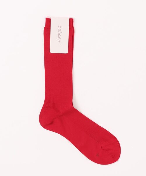 babaco（ババコ）の「babaco Cotton Fine Ribbed Socks（ソックス/靴下・レディース・ブラック/ローズ/ホワイト/ライトグリーン・FREE）」の4枚目の写真