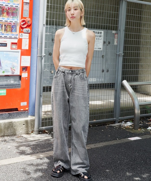 Auntie Rosa Holiday（アンティローザホリデー）の「デニムパンツ（デニムパンツ・レディース・ダークブルー・MEDIUM）」の7枚目の写真