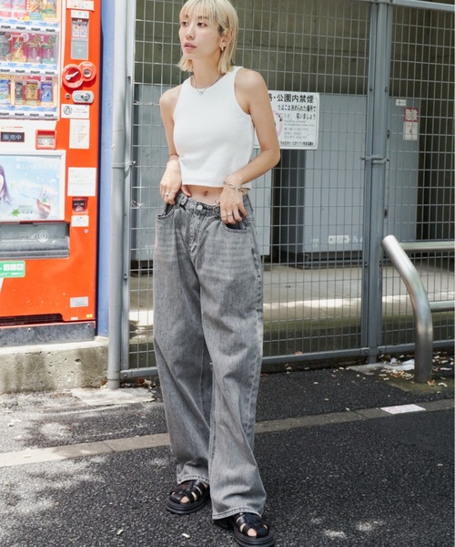 Auntie Rosa Holiday（アンティローザホリデー）の「デニムパンツ（デニムパンツ・レディース・ダークブルー・MEDIUM）」の8枚目の写真