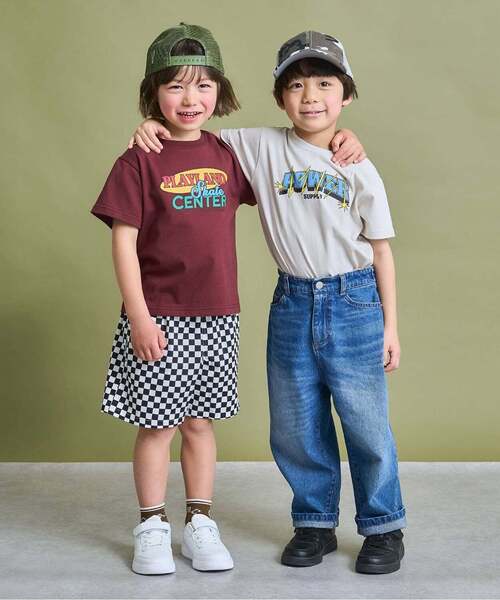 b・ROOM(ビールーム)の「メイサイメッシュキャップ【子供服】【キッズ】【男の子】【女の子】(キャップ・キッズ・グレー/カーキ・F)」の14枚目の写真