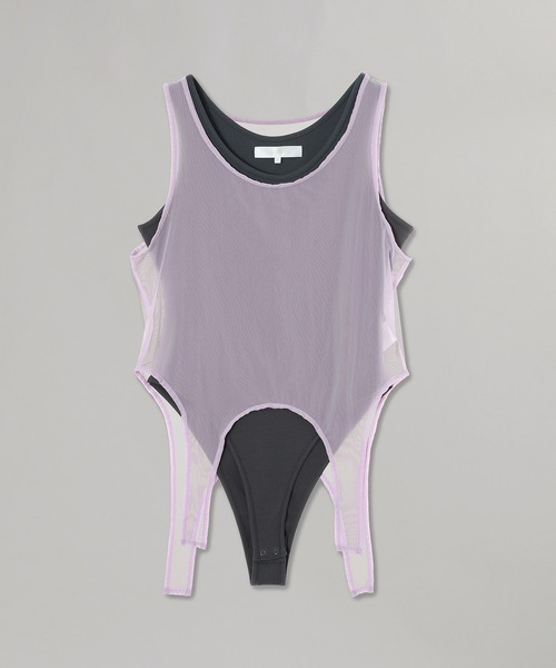 forget-me-nots(フォーゲットミーノッツ)の「LAYERED BODYSUIT FMN-26SS-CS-005(Tシャツ/カットソー・メンズ・ブラウン/グレー・FREE)」の11枚目の写真