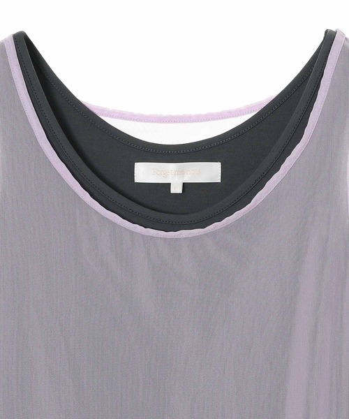 forget-me-nots(フォーゲットミーノッツ)の「LAYERED BODYSUIT FMN-26SS-CS-005(Tシャツ/カットソー・メンズ・ブラウン/グレー・FREE)」の13枚目の写真