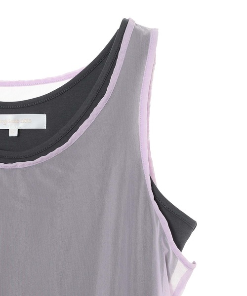 forget-me-nots(フォーゲットミーノッツ)の「LAYERED BODYSUIT FMN-26SS-CS-005(Tシャツ/カットソー・メンズ・ブラウン/グレー・FREE)」の14枚目の写真