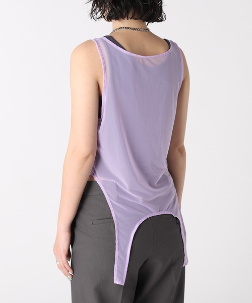 forget-me-nots(フォーゲットミーノッツ)の「LAYERED BODYSUIT FMN-26SS-CS-005(Tシャツ/カットソー・メンズ・ブラウン/グレー・FREE)」の4枚目の写真