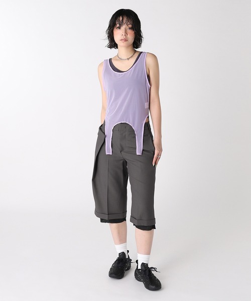 forget-me-nots(フォーゲットミーノッツ)の「LAYERED BODYSUIT FMN-26SS-CS-005(Tシャツ/カットソー・メンズ・ブラウン/グレー・FREE)」の5枚目の写真