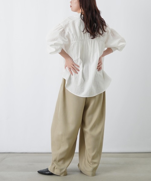 LUCA/LADY LUCK LUCA（ルカ/レディラックルカ）の「LC/LLL コクーンボリュームパンツ（その他パンツ・レディース・チャコールグレー/ベージュ・FREE）」の5枚目の写真