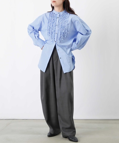 LUCA/LADY LUCK LUCA（ルカ/レディラックルカ）の「LC/LLL コクーンボリュームパンツ（その他パンツ・レディース・チャコールグレー/ベージュ・FREE）」の14枚目の写真