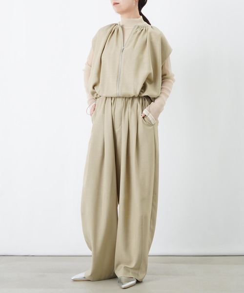 LUCA/LADY LUCK LUCA（ルカ/レディラックルカ）の「LC/LLL コクーンボリュームパンツ（その他パンツ・レディース・チャコールグレー/ベージュ・FREE）」の8枚目の写真