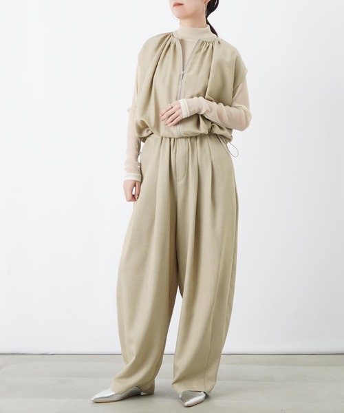 LUCA/LADY LUCK LUCA（ルカ/レディラックルカ）の「LC/LLL コクーンボリュームパンツ（その他パンツ・レディース・チャコールグレー/ベージュ・FREE）」の11枚目の写真