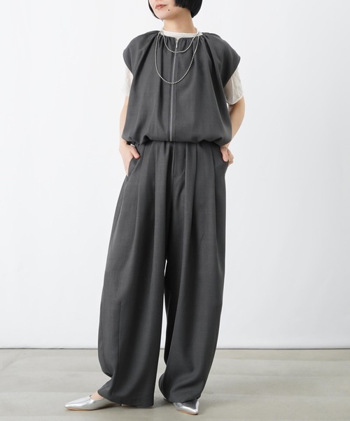 LUCA/LADY LUCK LUCA（ルカ/レディラックルカ）の「LC/LLL コクーンボリュームパンツ（その他パンツ・レディース・チャコールグレー/ベージュ・FREE）」の16枚目の写真