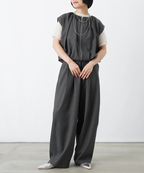 LUCA/LADY LUCK LUCA（ルカ/レディラックルカ）の「LC/LLL コクーンボリュームパンツ（その他パンツ・レディース・チャコールグレー/ベージュ・FREE）」の17枚目の写真