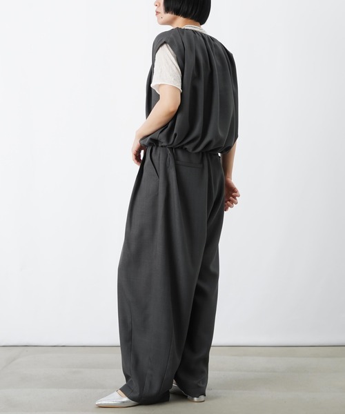 LUCA/LADY LUCK LUCA（ルカ/レディラックルカ）の「LC/LLL コクーンボリュームパンツ（その他パンツ・レディース・チャコールグレー/ベージュ・FREE）」の19枚目の写真