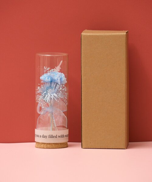 BIRTHDAY BAR（バースデイバー）の「≪BIRTHDAY BARオリジナル！≫コルクフラワーアレンジメント（フラワーベース・レディース・ブルー/ピンク・0）」の9枚目の写真