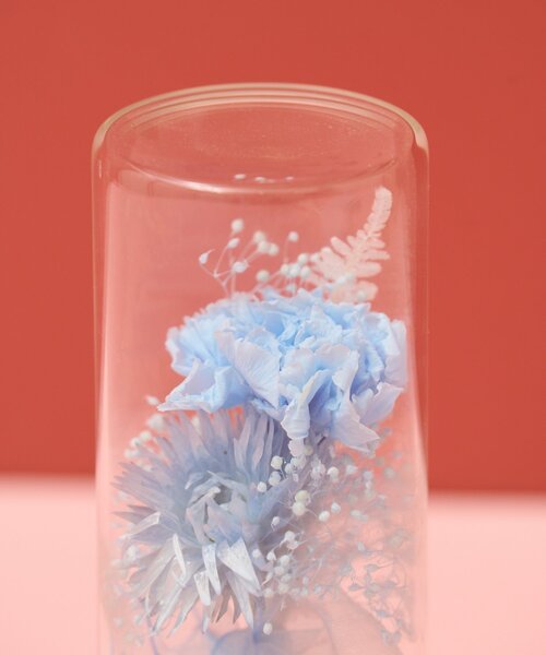 BIRTHDAY BAR（バースデイバー）の「≪BIRTHDAY BARオリジナル！≫コルクフラワーアレンジメント（フラワーベース・レディース・ブルー/ピンク・0）」の11枚目の写真