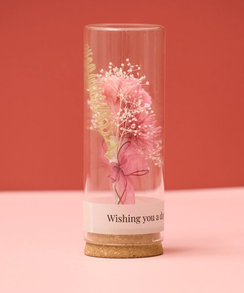 BIRTHDAY BAR（バースデイバー）の「≪BIRTHDAY BARオリジナル！≫コルクフラワーアレンジメント（フラワーベース・レディース・ブルー/ピンク・0）」の6枚目の写真