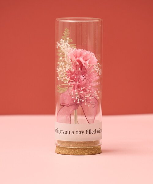 BIRTHDAY BAR（バースデイバー）の「≪BIRTHDAY BARオリジナル！≫コルクフラワーアレンジメント（フラワーベース・レディース・ブルー/ピンク・0）」の4枚目の写真