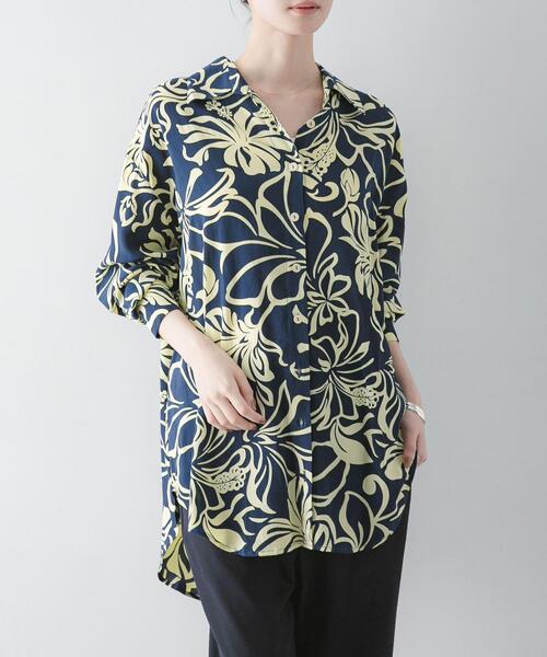 URBAN RESEARCH（アーバンリサーチ）の「『一部別注カラー』LUSANA　SUN SHIRTS（シャツ/ブラウス・レディース・ブラック系その他/ブルー系その他・X-SMALL）」の16枚目の写真