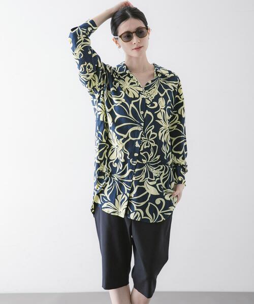 URBAN RESEARCH（アーバンリサーチ）の「『一部別注カラー』LUSANA　SUN SHIRTS（シャツ/ブラウス・レディース・ブラック系その他/ブルー系その他・X-SMALL）」の20枚目の写真