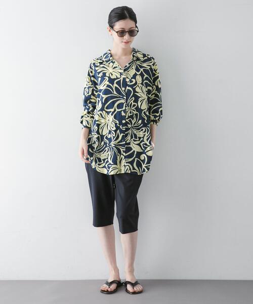 URBAN RESEARCH（アーバンリサーチ）の「『一部別注カラー』LUSANA　SUN SHIRTS（シャツ/ブラウス・レディース・ブラック系その他/ブルー系その他・X-SMALL）」の21枚目の写真