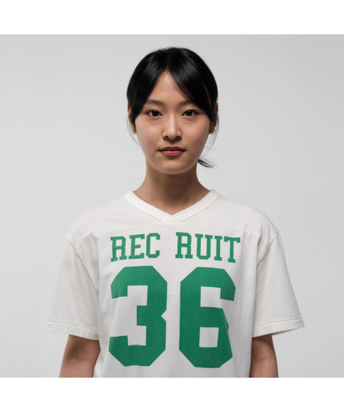 SAFARISPOT（サファリスポット）の「リクルートアスレチックラグビーT ホワイト（Tシャツ/カットソー・メンズ・ホワイト・1/0）」の6枚目の写真
