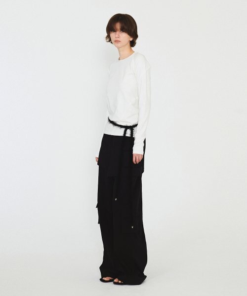 DIAGONAL(ダイアゴナル)の「LACE RAGLAN TEE (white)(Tシャツ/カットソー・レディース・その他・FREE)」の5枚目の写真