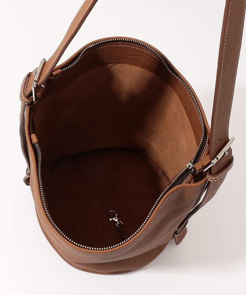 TOMORROWLAND （トゥモローランド）の「【別注】Charles et Charlus Christine シュリンクレザー ショルダーバッグ（ショルダーバッグ・メンズ・ブラック/ブラウン・FREE）」の12枚目の写真