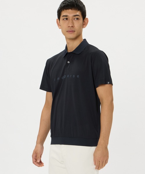 and per se（アンパスィ）の「COOL is COOL 半袖オーバーシャツ（メンズ）（シャツ/ブラウス・メンズ・ホワイト/ネイビー/ホワイト×ネイビー・L/M/LL）」の5枚目の写真