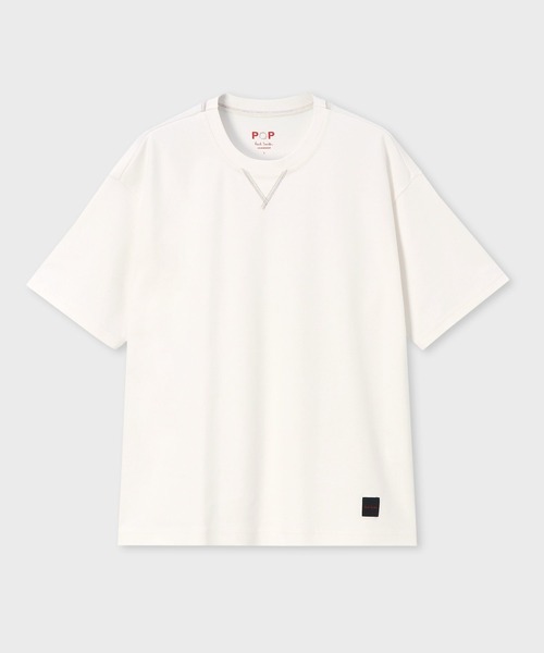 Paul Smith（ポールスミス）の「ストレッチスムース Ｔシャツ【853370 P7342S】（Tシャツ/カットソー・メンズ・ダークグレー/ホワイト/カーキ・MEDIUM/LARGE）」の2枚目の写真