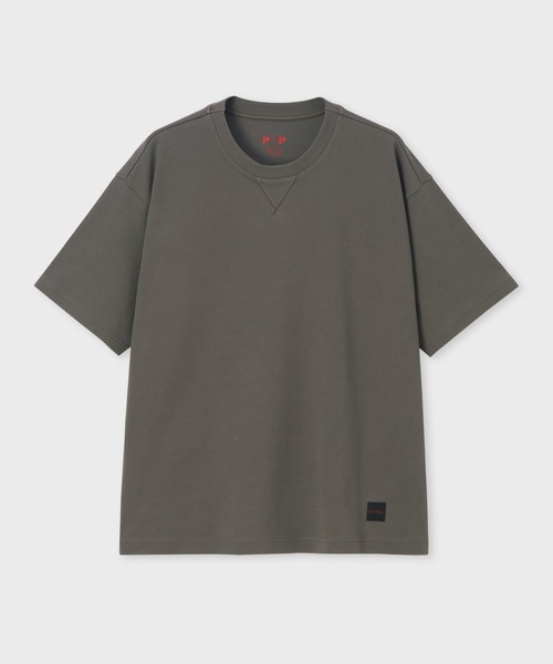Paul Smith（ポールスミス）の「ストレッチスムース Ｔシャツ【853370 P7342S】（Tシャツ/カットソー・メンズ・ダークグレー/ホワイト/カーキ・MEDIUM/LARGE）」の3枚目の写真