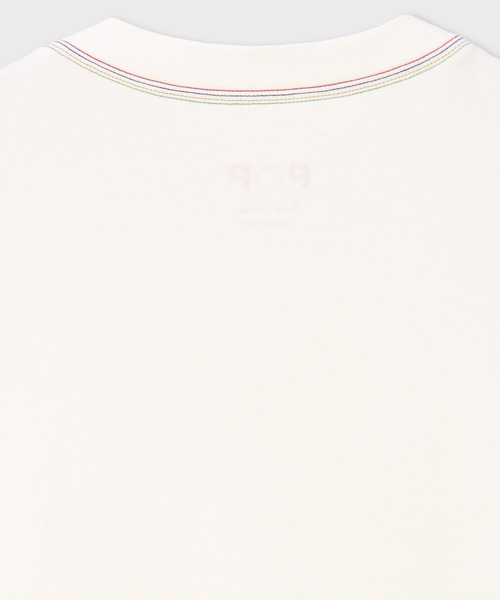 Paul Smith（ポールスミス）の「ストレッチスムース Ｔシャツ【853370 P7342S】（Tシャツ/カットソー・メンズ・ダークグレー/ホワイト/カーキ・MEDIUM/LARGE）」の6枚目の写真