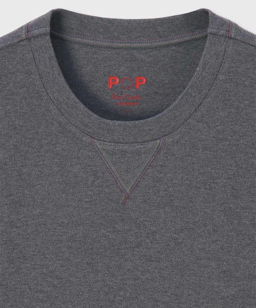 Paul Smith（ポールスミス）の「ストレッチスムース Ｔシャツ【853370 P7342S】（Tシャツ/カットソー・メンズ・ダークグレー/ホワイト/カーキ・MEDIUM/LARGE）」の7枚目の写真