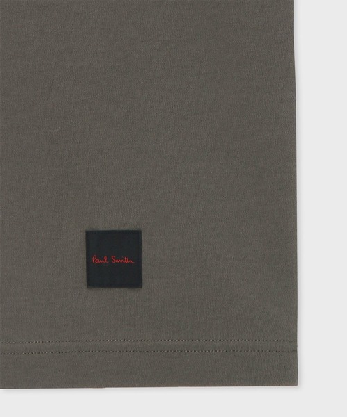 Paul Smith（ポールスミス）の「ストレッチスムース Ｔシャツ【853370 P7342S】（Tシャツ/カットソー・メンズ・ダークグレー/ホワイト/カーキ・MEDIUM/LARGE）」の11枚目の写真