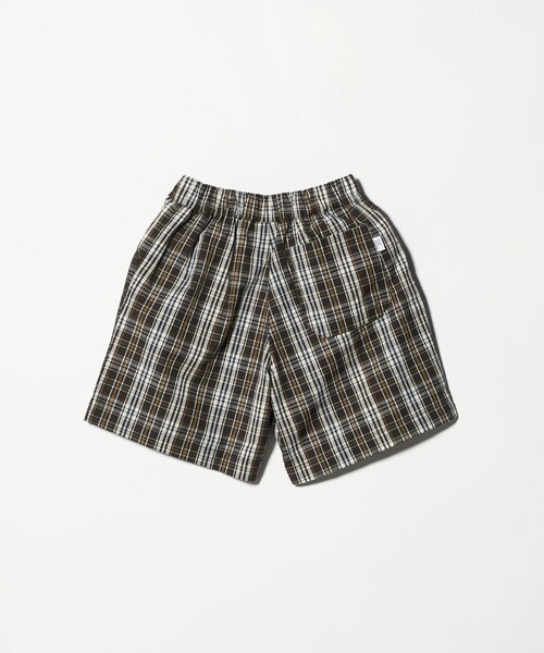 green label relaxing(グリーンレーベルリラクシング)の「チェック ハーフパンツ キッズ / 100cm-130cm(チノパンツ・キッズ・オフホワイト/ブラウン系・100cm/130cm/110cm/120cm)」の10枚目の写真