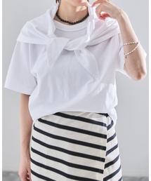 CURRENTAGE（カレンテージ）の「CURRENTAGE/カレンテージ デザインカットソー A2561UTS412（Tシャツ/カットソー）」