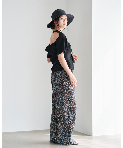 IENA(イエナ)の「CURRENTAGE/カレンテージ デザインカットソー A2561UTS412(Tシャツ/カットソー・レディース・ホワイト/ブラック・FREE)」の10枚目の写真